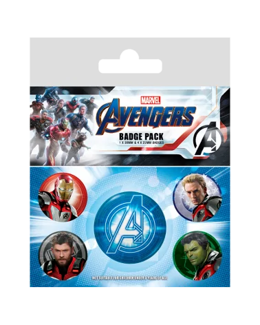 Set Chapas Avengers: Endgame (Quantum Realm Suits)