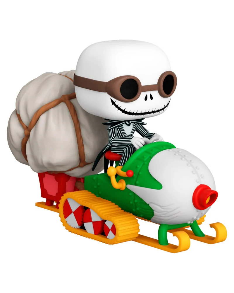 Funko Pop Ride SuperDeluxe Jack & Snowmobile de Pesadilla Antes de Navidad