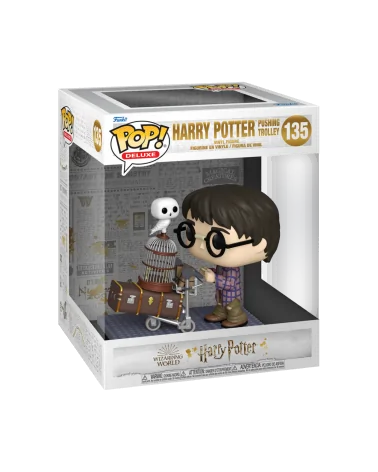 Funko Pop Deluxe Harry Pushing Trolley de Harry Potter