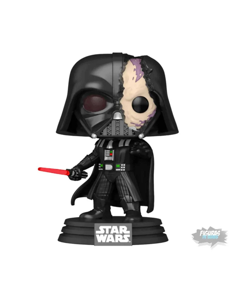 Funko Pop Darth Vader In Damaged Helmet de Star Wars: Obi-Wan Kenobi (Special Edition)