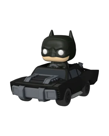 Funko Pop Ride Super Deluxe Batman in Batmobile de DC The Batman (PREVENTA)
