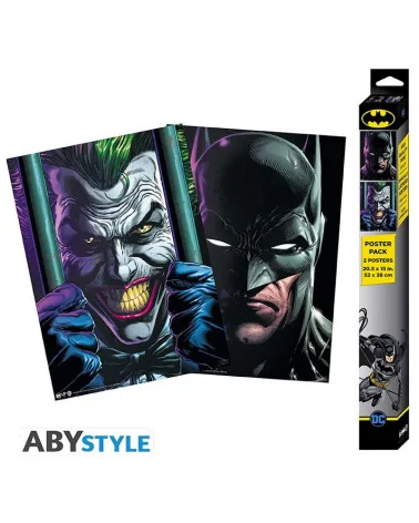 Set de 2 pósters Batman and Joker