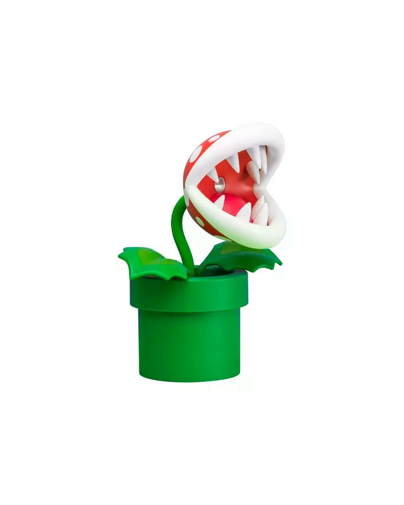 Lámpara 3D Planta Piraña Super Mario Nintendo