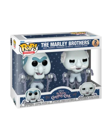 Pack 2 Funko Pop The Marley Brothers de The Muppet Christmas Carol (PREVENTA)