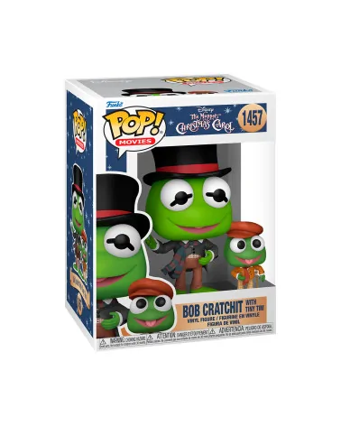 Funko Pop Bob Cratchit with Robin the Frog de The Muppet Christmas Carol (PREVENTA)